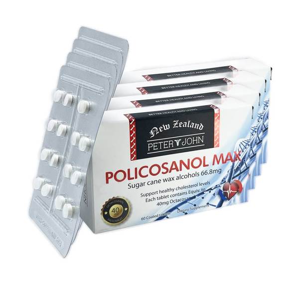 피터앤존 폴리코사놀 Policosanol 66.8mg 60정 4개