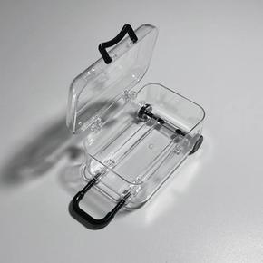 미니 캐리어 케이스 보관함 보관통 키링 다꾸 머리핀 끈 귀걸이 쥬얼리 목걸이 책상 미니어처