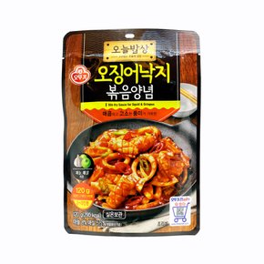 캠핑 혼밥 양념장 오뚜기 오늘밥상 양념장 마늘 매실사용 오징어낙지 볶음양념/실온보관 90g