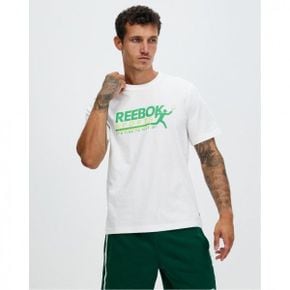 4166058 Reebok Court Sport Graphic Tee - Chalk