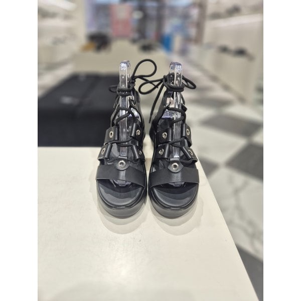 [여주점] Lace-up platform sandal(black)_DG2AM25002BLK