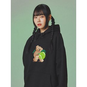 Tennis Bear Over fit Hoodie AHP1021 (Black)