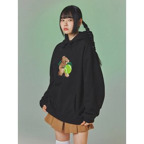 Tennis Bear Over fit Hoodie AHP1021 (Black)