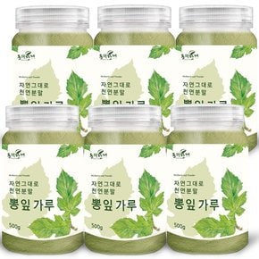 동의한재 국산 100% 뽕잎 가루 분말 500g x 6개