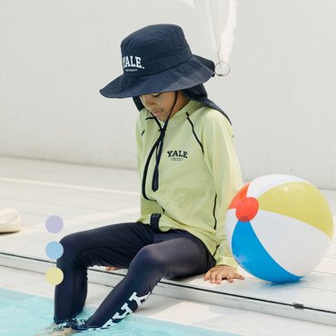 예일키즈 신나는 바캉스 집업 래쉬가드 상하세트 3종 1택 (정상가 74,000원)