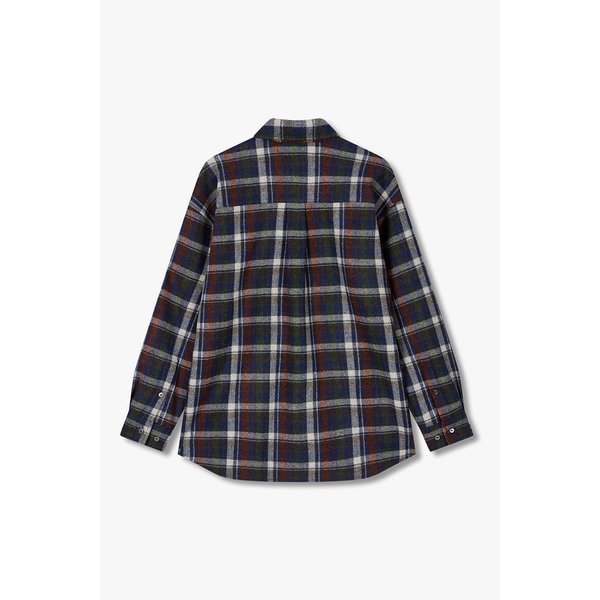 베이직핏 체크 울 셔츠 9105421220051