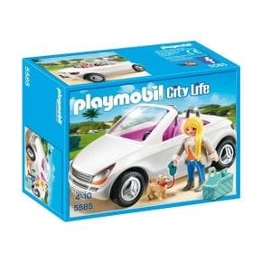 독일 플레이모빌 시티라이프 Playmobil City Life Convertible with Woman and Puppy in a Car 1