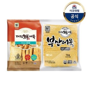 [대림냉동] 선종합1000(냉동) 1,000g x1개 +부산어묵얇은사각2 1,000g(냉동) x1개