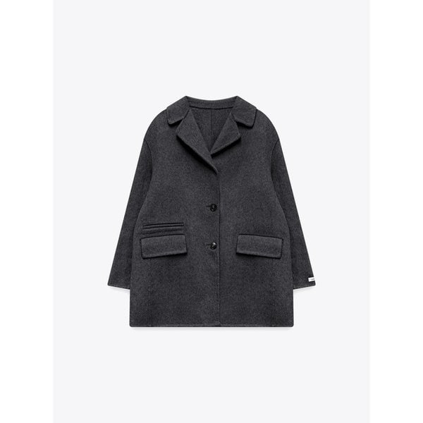 투버튼 핸드메이드 울 싱글 코트(MAFDCT03CCH)