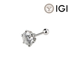 IGI 1.09ct D VVS2 랩다이아몬드 1캐럿 6프롱 피어싱