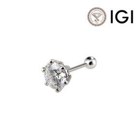 IGI 1.09ct D VVS2 랩다이아몬드 1캐럿 6프롱 피어싱