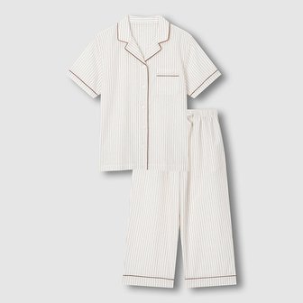 JAJU 여 라이트 코튼 7부 파자마 세트 J216201079072