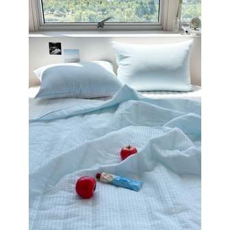 루시드슬립 오션 시어서커 멜로자수 여름 차렵이불 세트 SS/Q 10colors