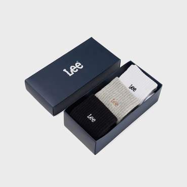 LEE 여성 트위치 로고 삭스 3PACK 믹스 LE2501SK71MX