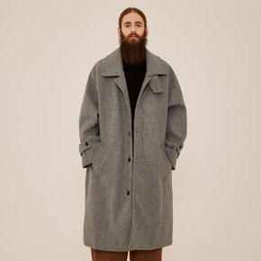 CB OVERSIZE BALMACAAN WOOL COAT (GRAY)