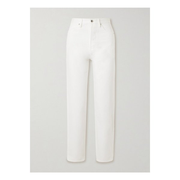 크롭 하이라이즈 스트레이트 진 오프 화이트 1647597348684192