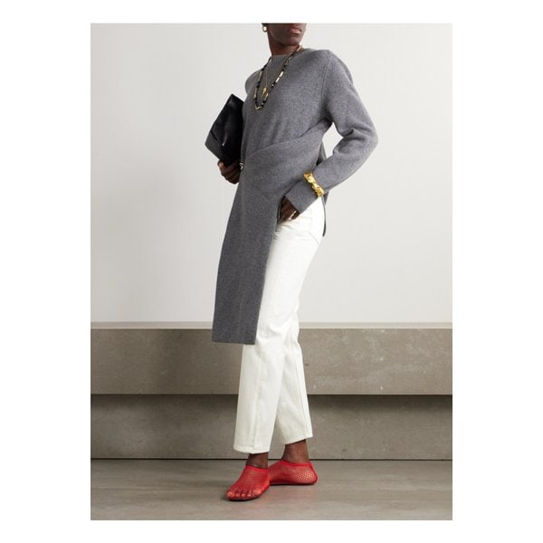 크롭 하이라이즈 스트레이트 진 오프 화이트 1647597348684192