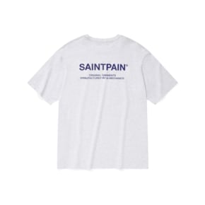 SP VARIATION  LOGO T SHIRTS-ASH MELANGE NAVY