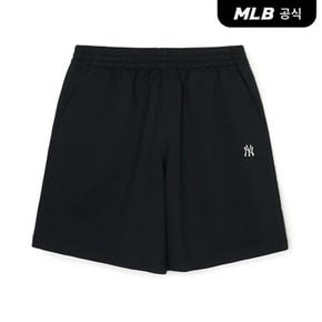 [코리아공식] 베이직 스몰로고 6부 여름 반바지 NY (Black)