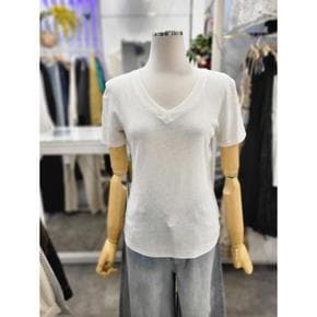 세이브존01 무지 브이넥 면스판 반팔 티셔츠 503261 (S49793329)