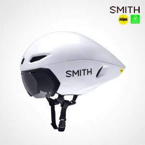 스미스옵틱스 스미스 헬멧 제트스트림 TT 화이트 밉스 (아시안핏패드) 코로이드 에어로 로드 철인