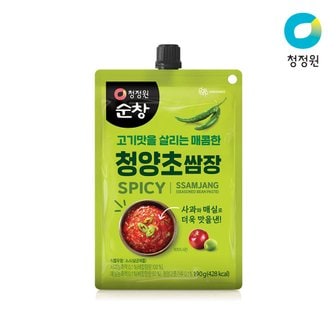 청정원 순창청양초쌈장190g(파우치)