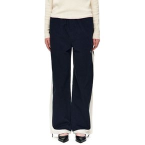 COTTON WAVE PANTS / navy