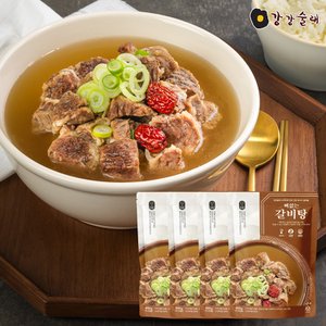 강강술래 훔채움 뼈없는갈비탕 600g x 4팩