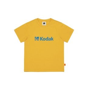 [공식]에어로쿨 빅워딩 로고 반팔티셔츠 키즈 YELLOW