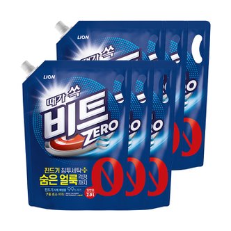 비트 액체 진드기케어 제로 2L리필 x 6개(1 BOX) (일반)