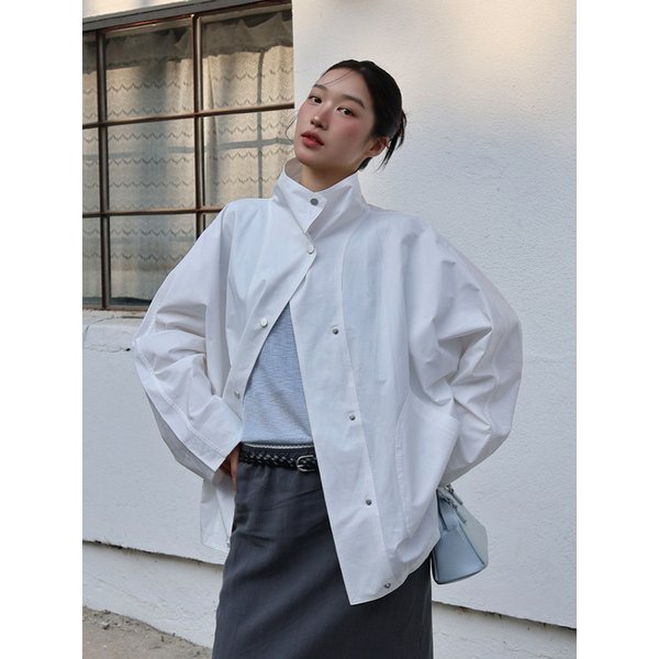 [단독] 썸머 린넨 하프 자켓_white