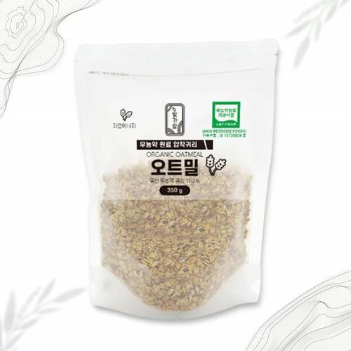 [굿소일] 국내산 압착 납작 귀리 오트밀 350g(1)