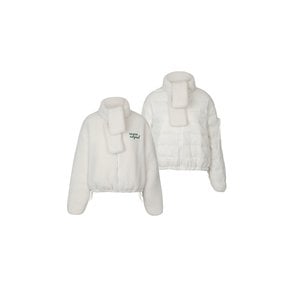 REVERSIBLE DUCK DOWN SHERPA PUFFER JACKET_Ivory