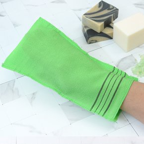 목욕타월 특대 그린 1장 목욕 마사지 때수건