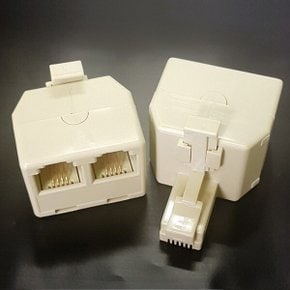 (4105번) 전화용 6P4C 1:2 분배기