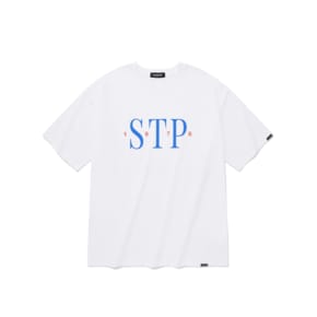 SP SERIF STP LOGO T SHIRTS-WHITE