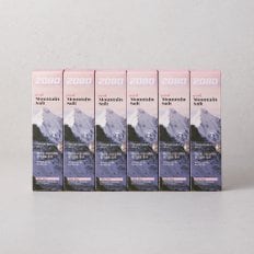 2080 퓨어 마운틴 핑크민트 솔트 치약 150g x 6개