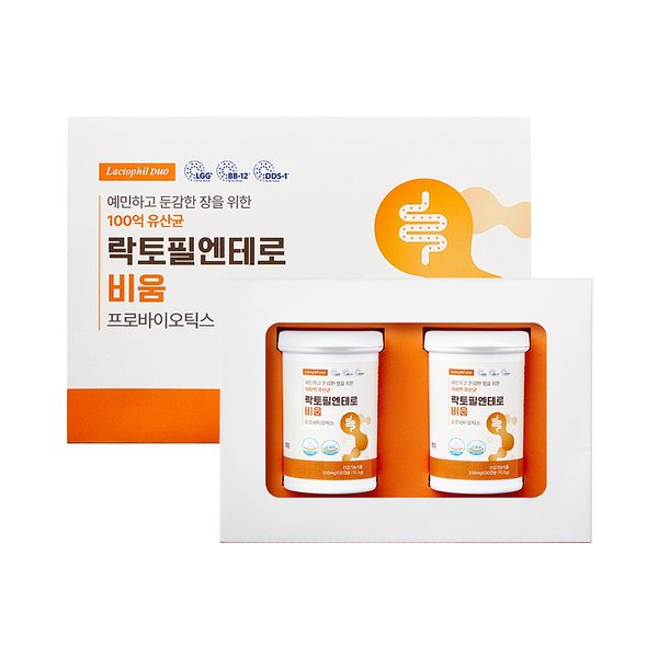 100억 프리미엄 덴마크 유산균 락토필엔테로 비움  (60캡슐/2개월분)