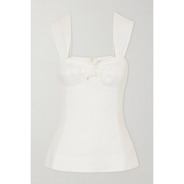 페이스풀 팔리다 리넨 탑 화이트 46376663163058686