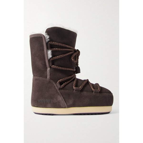 문부츠 EVX 시어링 라이닝 스웨이드 스노우 부츠 46376663162976179