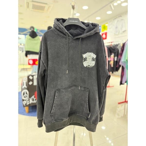 [여주점] 기모 피그먼트워싱 셀파베어 오버핏후드XL  JGZZ30C23