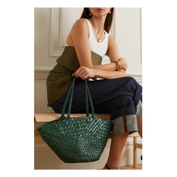 에골라 위빙 가죽 토트백 1647597302758465