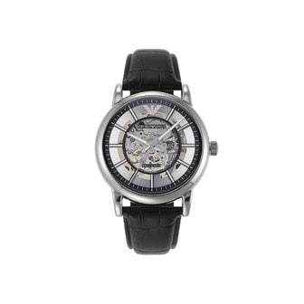 엠포리오아르마니 [공식본사정품] 아르마니 AR1981 루이지 오토매틱 오픈하트 남성 가죽시계