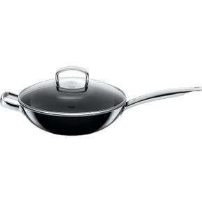 영국 실리트 후라이팬 Silit WokSet 2Piece Uncoated O 28 cm 블랙 Made in Germany Pouring Rim