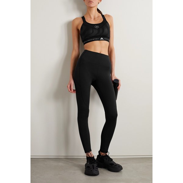 바이스텔라매카트니 페이즐리 프린트 스트레치  너싱 브라 블랙 1647597306073475