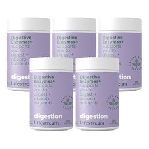 뉴질랜드 라이프스트림 어드밴스 소화 효소 DIGESTIVE ENZYMES 180정 5팩