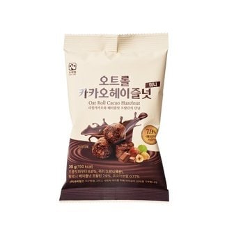 우리밀 오트롤 카카오헤이즐넛30g