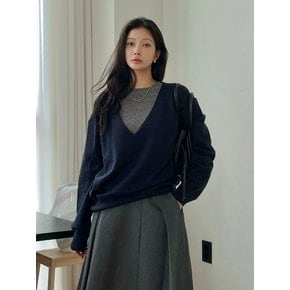 [예린 PICK!] 베리 딥 브이 니트_navy