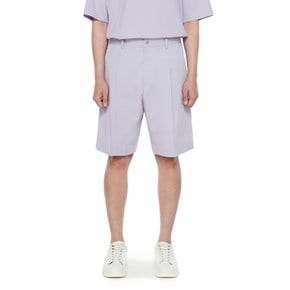 남성 디지털 라벤더 릴렉스드 하프 팬츠