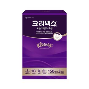 크리넥스 보습 에센스 로션 150매 X3개입 곽티슈